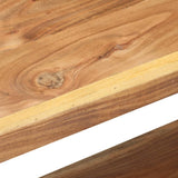 TV Cabinet Wooden tones Solid acacia wood 90 cm TV Cabinet 321978