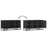 Shoe Bench Black 100x40x53.5 cm Engineered Wood and Metal 849214