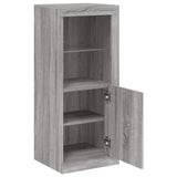 Sideboard with LED Lights Grey Sonoma 41x37x100 cm 836649