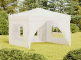 Folding Party Tent with Sidewalls Cream 2x2 m 93501