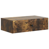 Wall-Mounted Side Table Smoked Oak 59 x 34.5 x 17 cm 897980