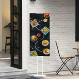 Trade Show Displays 2 pcs White 30 x 23.5 x 210 cm Steel 3407635