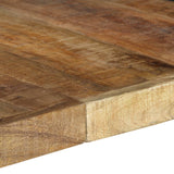 Dining Table 140x140x75 cm Rough Mango Wood 321575