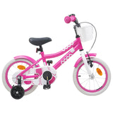 Kids Bike 16 Inches for 4-6 Years Old Pink 42009534
