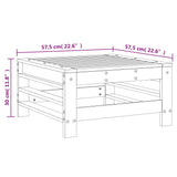 Garden Footstool Solid Wood Pine 825618