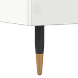 Bed Frame White 80 x 200 cm Engineered Wood 8009043