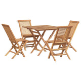 3059583 5 Piece Garden Dining Set Solid Teak Wood