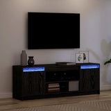 TV Units Black 139.5 x 34 x 50 cm Engineered wood 869241