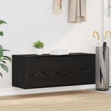 Shoe Cabinet Black oak 100 x 35 x 38 cm Engineered wood 881020