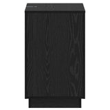 Side Table Black Oak 60 x 40 x 65 cm Engineered Wood 899896