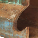 Wall Mounted Bicycle Rack 35x25x25 cm Solid Reclaimed Wood 320478