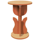 Coffee Table Wax Brown 39.5 x 39.5 x 53.5 cm Solid pine wood 873558