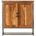 Sideboard Recycled Teak and Steel 65x30x70 cm 246279