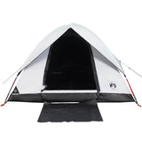 Camping Tent Dome 2-Person White Blackout Fabric Waterproof 94694