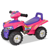 Children's Ride-on ATV with Sound and Light Pink and Purple 10141