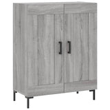 Sideboard Grey Sonoma 69.5x34x90 cm Engineered Wood 830202