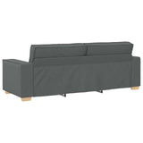 Sofa 3 pcs Dark Grey Fabric 3324610