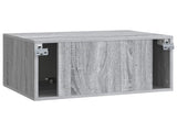 Wall-Mounted TV Cabinet Grey Sonoma 59.5 x 41 x 30 cm 898681