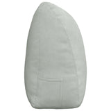 Back Pillow Light Grey 200 x 24 x 50 cm Velvet 42014603