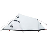 Camping Tent Tunnel 2-Person White Blackout Fabric Waterproof 94607