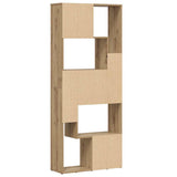 Bookcase Artisan Oak 67x24x161 cm Engineered Wood 856015