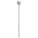 Outdoor Floor Lamps 3pcs Silver 215 cm Stainless Steel 4006389