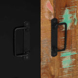 Bathroom Furniture Set with Drawer 4 pcs Solid Reclaim Wood 3305665