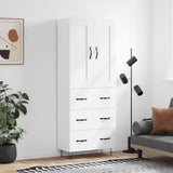 Highboard White 69.5x34x180 cm Engineered Wood 3199777