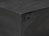 Handmade Bedside Cabinet Black 40 x 30 x 20 cm Solid Mango Wood 42020079