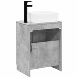 Bathroom Furniture Set Concrete Grey Engineered Wood 3404235