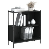 Bookcase Black 72x28x77,5 cm Engineered Wood 838878