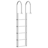 5-Step Dock Ladder Silver 45 11.5 190 cm Aluminum 42011355
