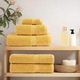 12 Piece Premium Towel Set SOLUND Gold 600 gsm 137576