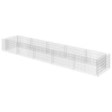 Gabion Raised Bed Galvanised Steel 450x90x50 cm 143553