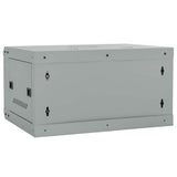 Network Cabinet with Storage Grey 60 x 45 x 35 cm Steel 42017634