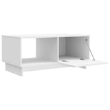 Coffee Table High Gloss White 90 x 50 x 40 cm Engineered Wood 894039
