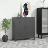 Industrial Storage Chest Anthracite Steel 339625