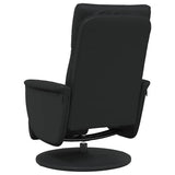 Massage Recliner Chair Black Faux Leather 42018595