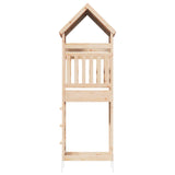 Outdoor Play Tower Natural 53 x 85 x 264 cm Solid Pine Wood 826529