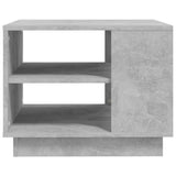 Coffee Table Concrete Grey 55x55x43 cm Engineered Wood 810293