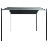 47963 Gazebo Pavilion Tent Canopy 3x3 m Steel Anthracite