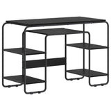 Desk with Storage Black Oak 113.5 x 52 x 75.5 cm 8008032