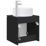 Wall-mounted Sink Vanity Black 49.5 x 44.5 x 65.5 cm 890463