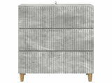 Drawer Cabinet Concrete Grey 66 x 34.5 x 90 cm Engineered Wood 894608
