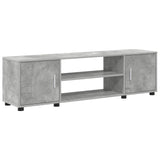 TV Cabinet Set Wall-mounted 4 pcs Concrete Grey Engineered wood 3397899
