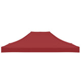 Party Tent Roof 4.5x3 m Burgundy 270 g/m 315370