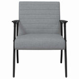 Armchair Light Grey 59 x 75 x 78 cm Fabric 42017670
