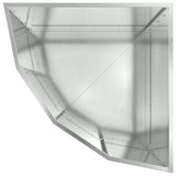 Corner Planter Silver 60 x 60 x 50 cm Galvanised steel 883666