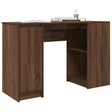 Desk Brown Oak 120x42x76 cm Engineered Wood 861820