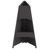 Fire Pit Black 50 x 50 x 95 cm Steel 858940